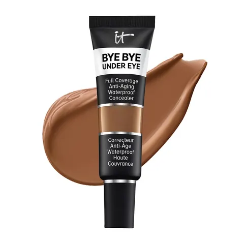 iT Cosmetics Bye Under Eye Full Coverage Anti-Aging Waterproof Concealer 12mL 43 Deep Honey – image 3