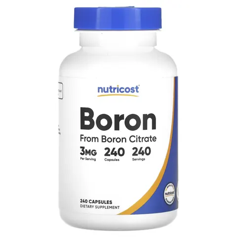 Nutricost, Boron, 3 mg, 240 Capsules – image 3