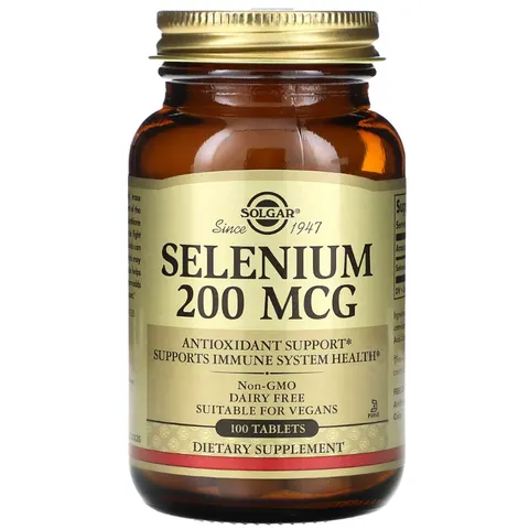 Solgar, Selenium, 200 mcg, 100 Tablets – image 2
