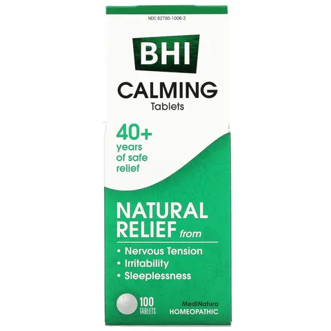 MediNatura, BHI, Calming, 100 Tablets – image 3