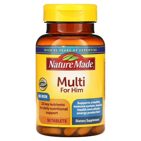 Nature Made, Multi for Him, 90 Tablets – image 2