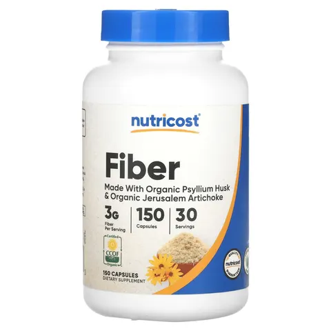 Nutricost, Fiber, 150 Capsules – image 2