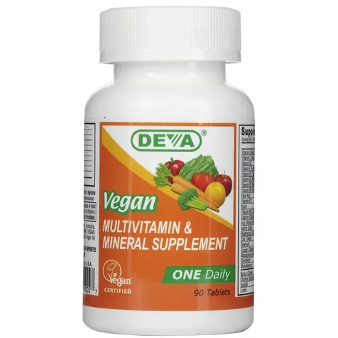 DEVA Vegan Multivitamin & Mineral Supplement Tablets, 90 Tablets – image 2