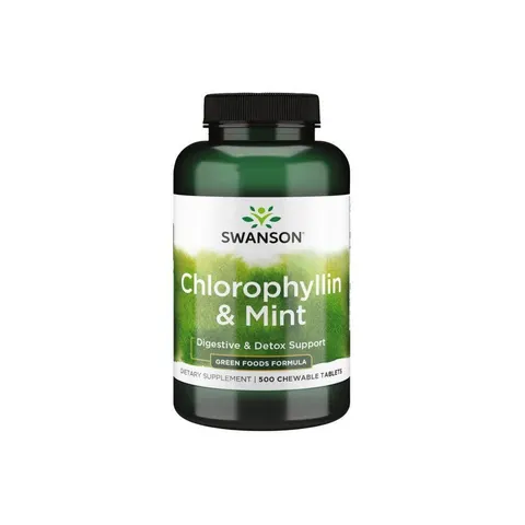 Swanson Chlorophyllin & Mint - 500 chewable tablets – image 3