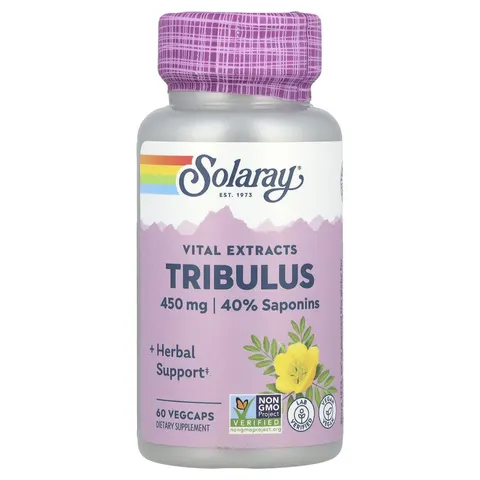 Solaray, Vital Extracts, Tribulus, 60 VegCaps – image 2