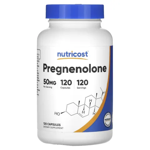 Nutricost, Pregnenolone, 50 mg, 120 Capsules – image 2