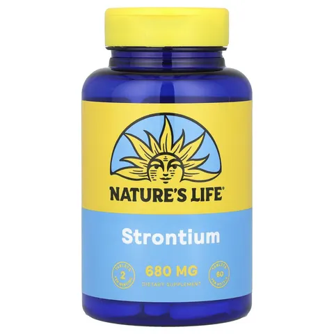 Nature's Life, Strontium, 680 mg, 60 Tablets – image 3