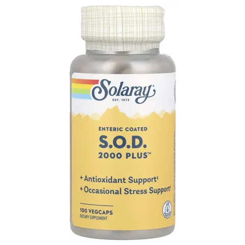 Solaray, Enteric Coated S.O.D. 2000 Plus‚Ñ, 100 VegCaps – image 3