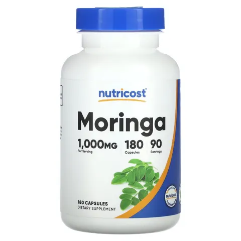 Nutricost, Moringa, 180 Capsules (500 mg per Capsule) – image 2