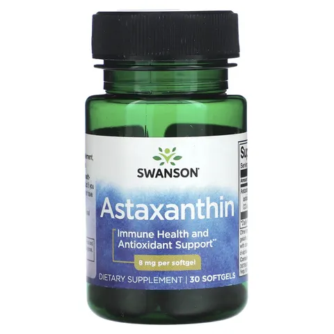Swanson, Astaxanthin, 8 mg, 30 Softgels – image 2