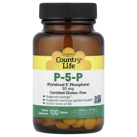 Country Life, P-5-P, 100 Tablets – image 3