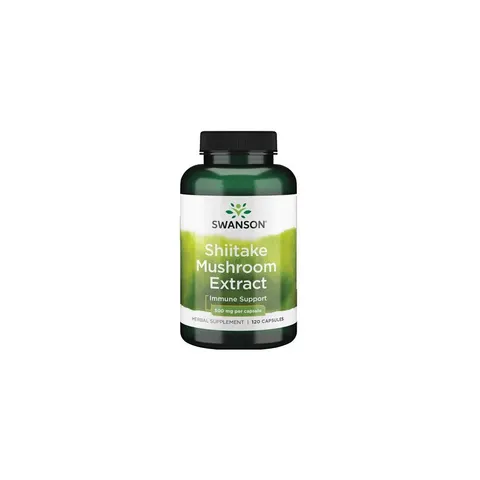 Shiitake Mushroom Extract, 500mg - 120 caps – image 2