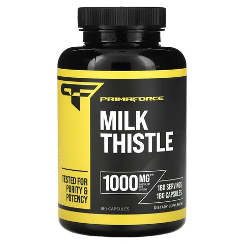 Primaforce, Milk Thistle, 1,000 mg, 180 Capsules – image 2