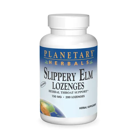 PLANETARY HERBALS Slippery Elm Lozenges Unflavored 200 Count – image 3