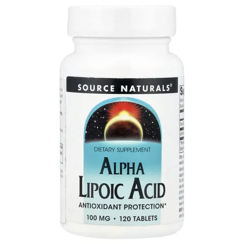 Source Naturals, Alpha Lipoic Acid, 100 mg, 120 Tablets – image 2