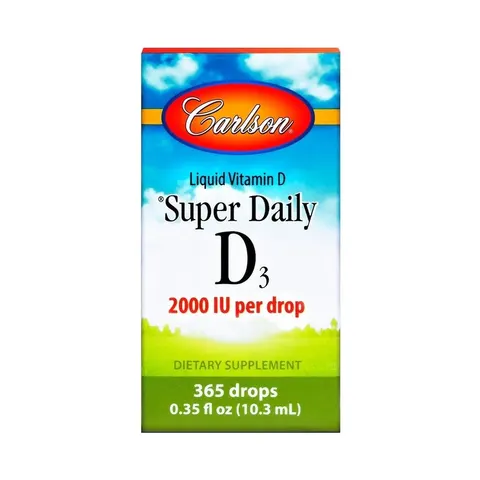 Carlson Labs Super Daily D3, 2000 IU - 10 ml. – image 3