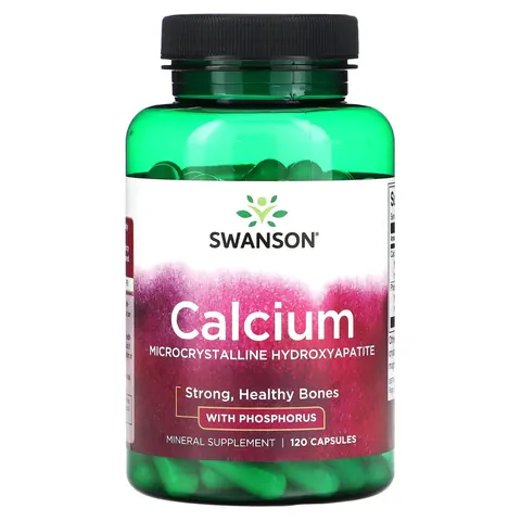 Swanson, Calcium, 120 Capsules – image 2