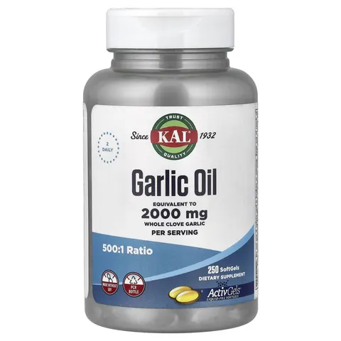KAL, Garlic Oil, 250 SoftGels – image 2