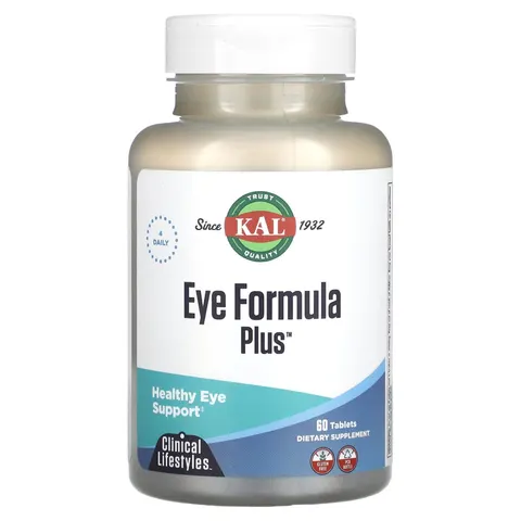 KAL, Eye Formula Plus, Healthy Eye Support, 60 Tablets – image 2