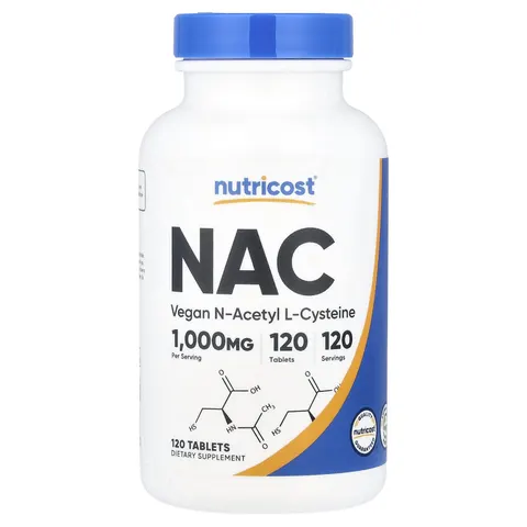 Nutricost, NAC, 1,000 mg, 120 Tablets – image 3