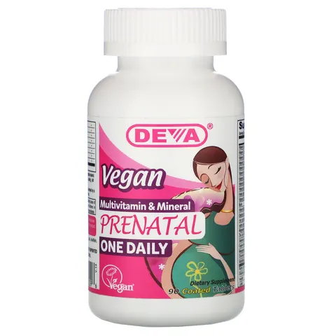 DEVA Vegan Prenatal Multivitamin - Once-Per-Day Formula, 90 Tablets – image 3