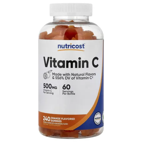 Nutricost, Vitamin C Gummies, Orange, 240 Gummies – image 3
