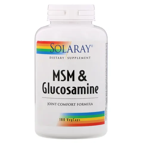 Solaray, MSM & Glucosamine , 180 VegCaps – image 2