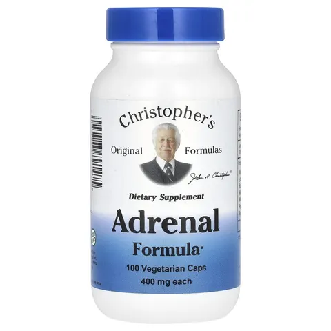 Christopher's Original Formulas, Adrenal Formula, 100 Vegetarian Caps – image 3