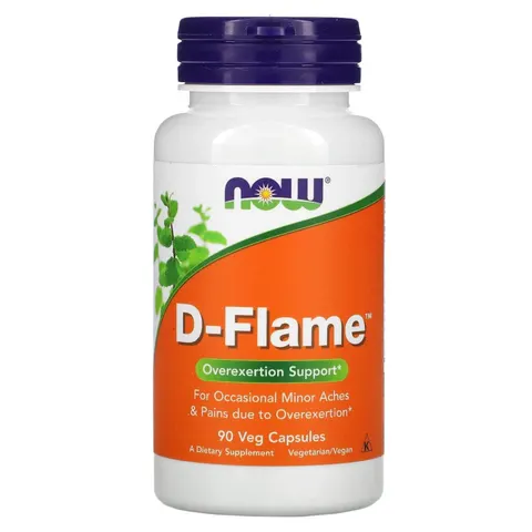 NOW Foods D-Flame - 90 vcaps – image 2