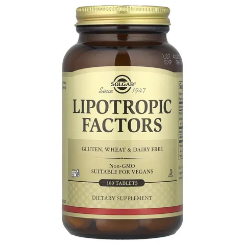 Solgar, Lipotropic Factors, 100 Tablets – image 2