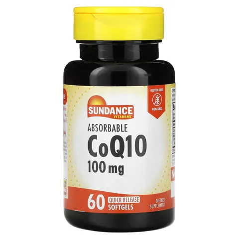 Sundance Vitamins, Absorbable CoQ10, 100 mg, 60 Quick Release Softgels – image 2