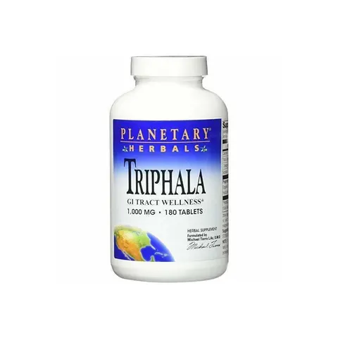 Triphala Internal Cleanser 1000Mg Planetary Herbals 180 Tabs – image 2