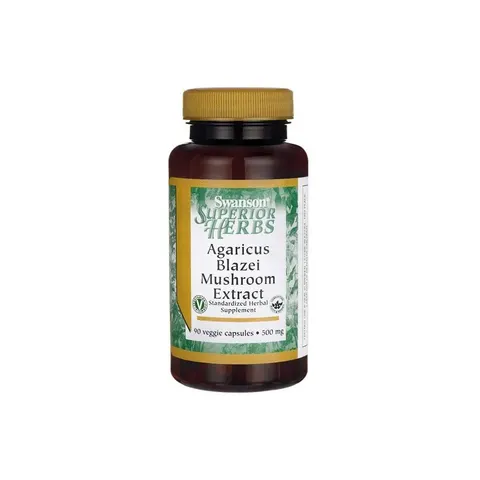 Agaricus Blazei Mushroom Extract, 500mg - 90 vcaps – image 4