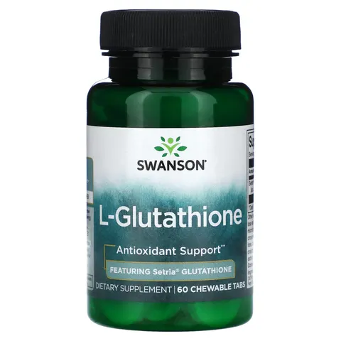 Swanson, L-Glutathione, 60 Chewable Tabs – image 2