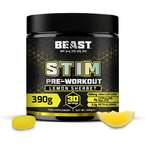 STIM Pre-Workout - Lemon Sherbet – image 2