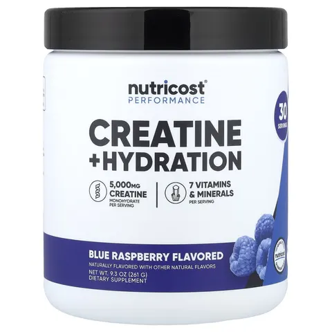 Performance, Creatine + Hydration, Blue Raspberry – image 3