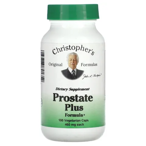 Christopher's Original Formulas, Prostate Plus Formula, 460 mg, 100 Vegetarian Caps – image 2
