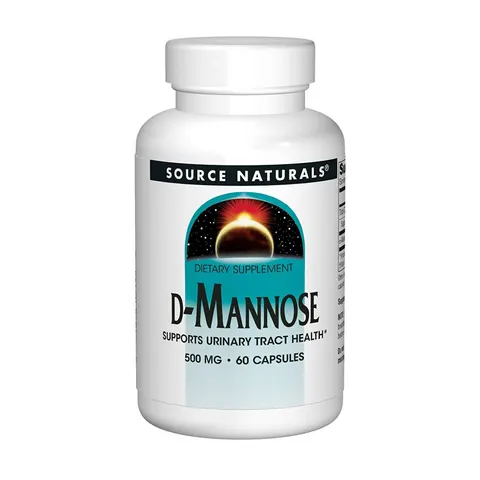 Source Naturals, D-Mannose, 500mg x60caps – image 2