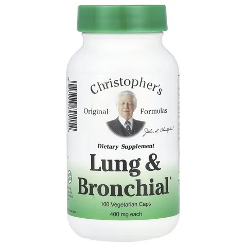 Christopher's Original Formulas, Lung & Bronchial, 100 Vegetarian Caps – image 2