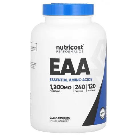 Nutricost, Performance, EAA, 1,200 mg , 240 Capsules (600 mg per Capsule) – image 3