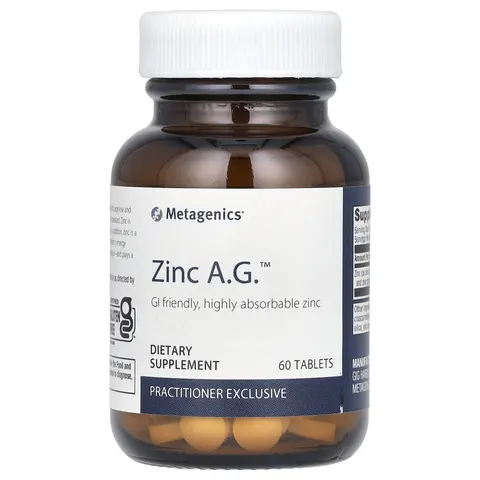Metagenics, Zinc A.G., 60 Tablets – image 2