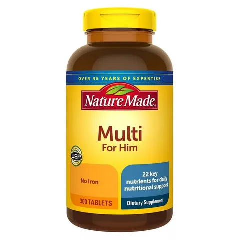 Nature Made Multi For Him, Men's Multivitamin, 300 Tablets – image 2