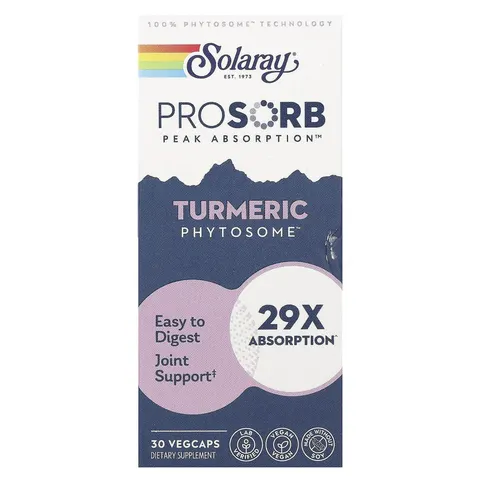Solaray, Turmeric Phytosome, 30 Vegcaps – image 2