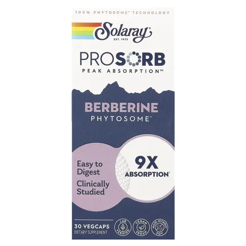 Solaray, Berberine Phytosome , 30 Vegcaps – image 2