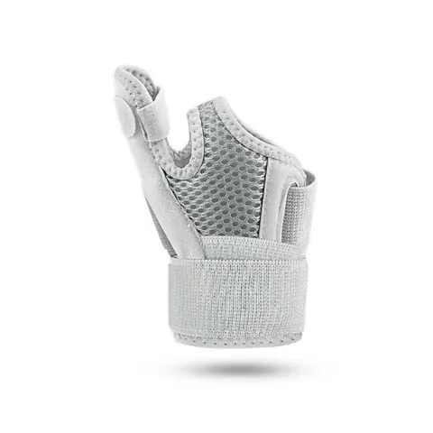 Thumb Support Wrist Brace Compression Glove Grey – image 2