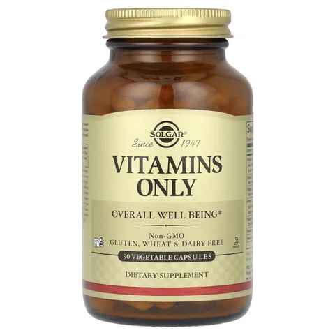Solgar, Vitamins Only, 90 Vegetable Capsules – image 3