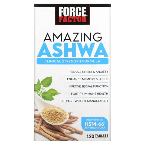 Force Factor AMAZING ASHWA — 120 Tablets – image 3