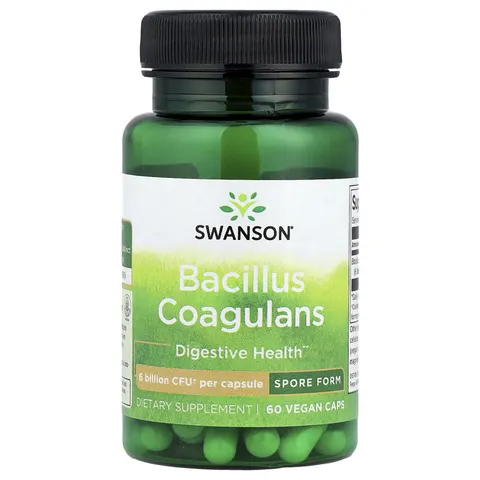 Swanson, Bacillus Coagulans, 6 Billion CFU, 60 Veggie Caps – image 2