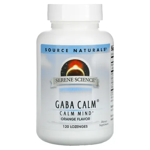 Source Naturals, GABA Calm, Orange, 120 Lozenges – image 2