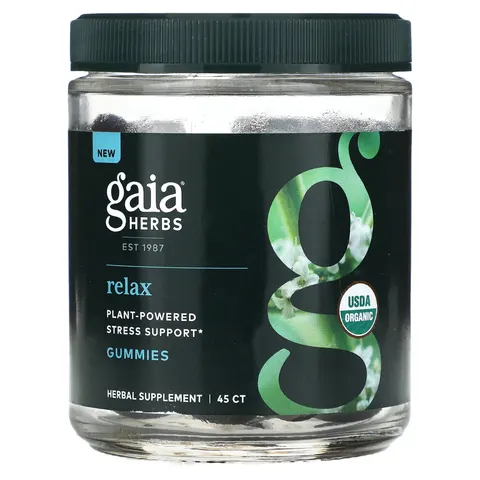 Gaia Herbs, Relax, 45 Gummies – image 2
